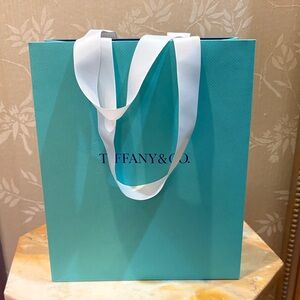 Tiffany & Co. 🆕 Shopping Gift 🎁 Bag with 🆕 Blue Logo